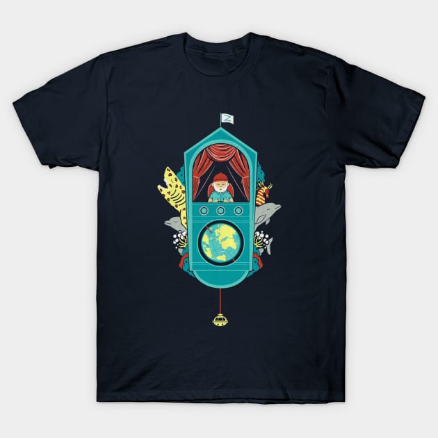 Aquatic Adventurer T-Shirt by HandsOffMyDinosaur